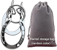 Vista 1 de Rompecabezas de herradura de metal clásico rompecabezas tradicional rompecabezas rompecabezas rompecabezas (plata)