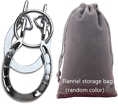 Rompecabezas de herradura de metal clásico rompecabezas tradicional rompecabezas rompecabezas rompecabezas (plata)