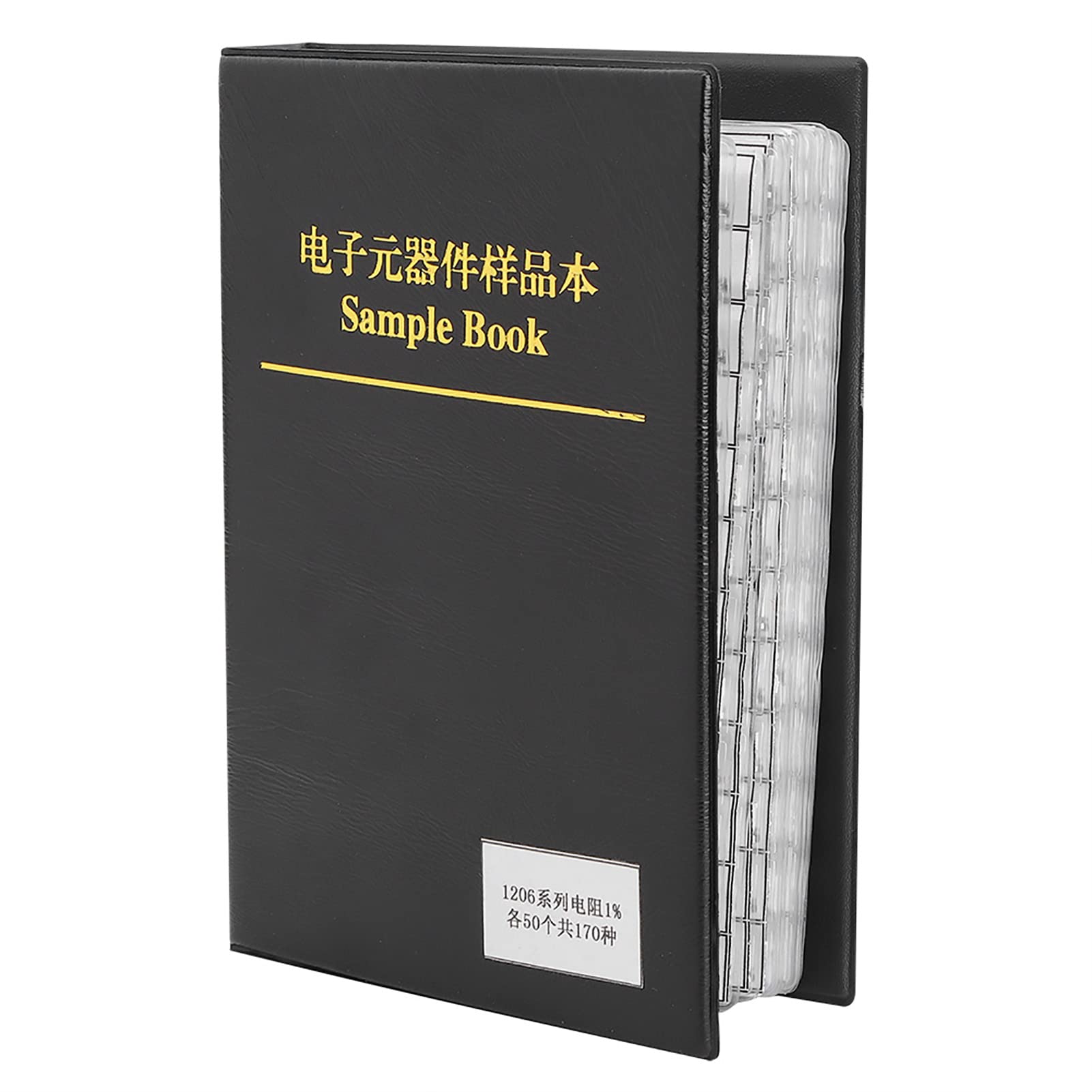 Akozon 1206 Serie 170 Resistore Assortimento Sampione Book Componenti Elettronici di Alta qualità Collezione in Plastica Durevole Ideale per Professionisti Ed Appassionati