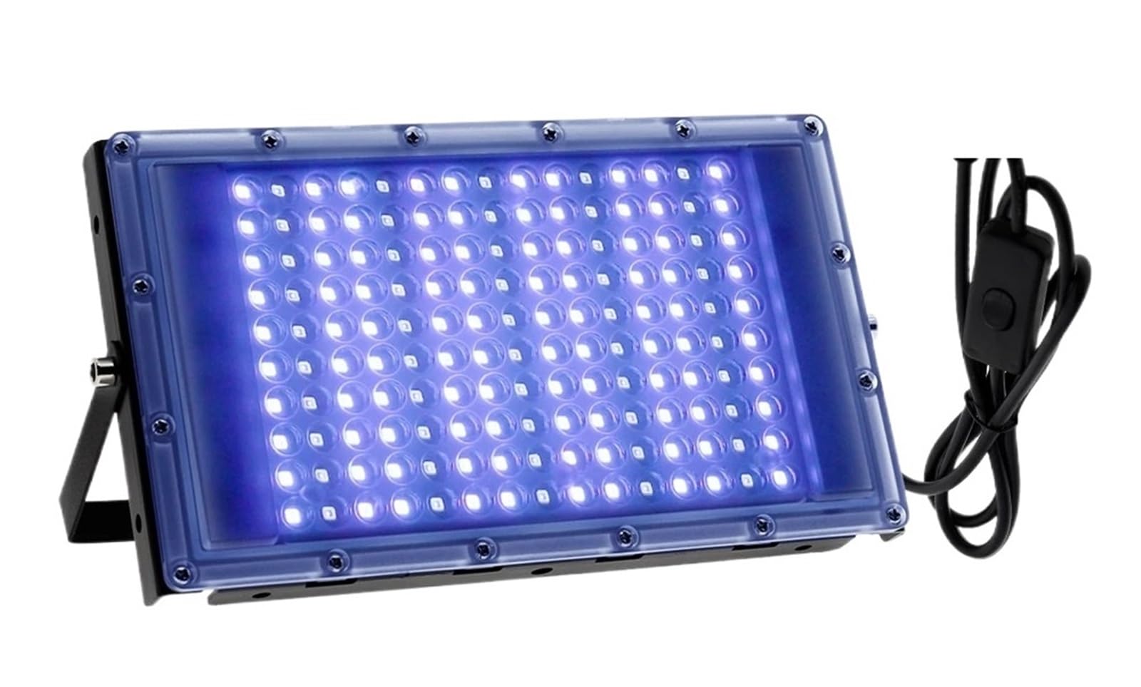 UV Curing Lamp, 395nm 365nm UV Floodlight 300W Stage Backlight Waterproof Ultravilet Lamp Fluorescent Photocuring for Art & DIY Projects