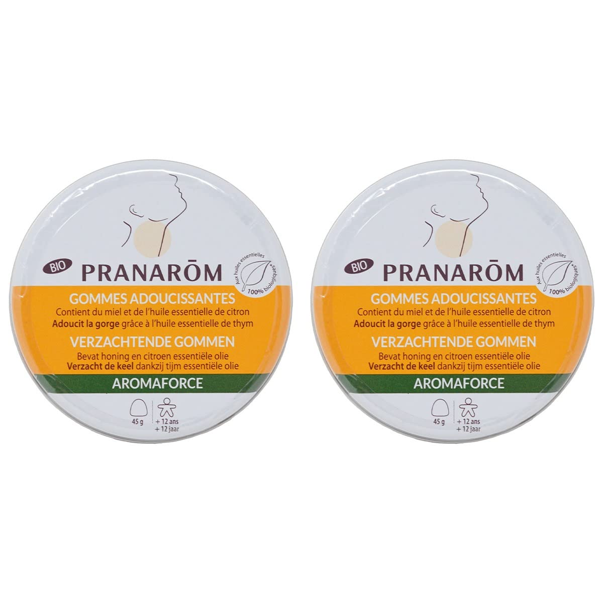 Amazon.co.jp: プラナロム アロマフォースグミ レモンハニー 45g