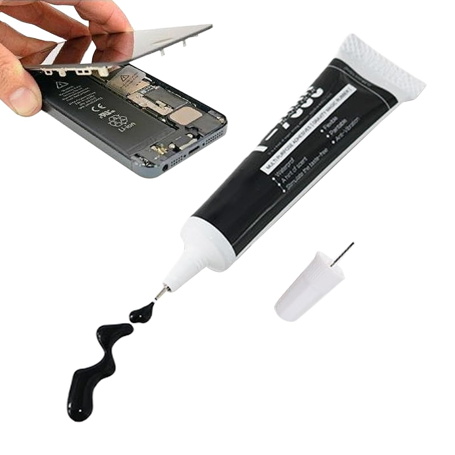 Phone Screen Glue, Display Screen Adhesive, Precision Sweatproof T7000 for Model Building, Jewelry Crafting, Electronic Repairs, Projects, Lightweight Strong Bonding