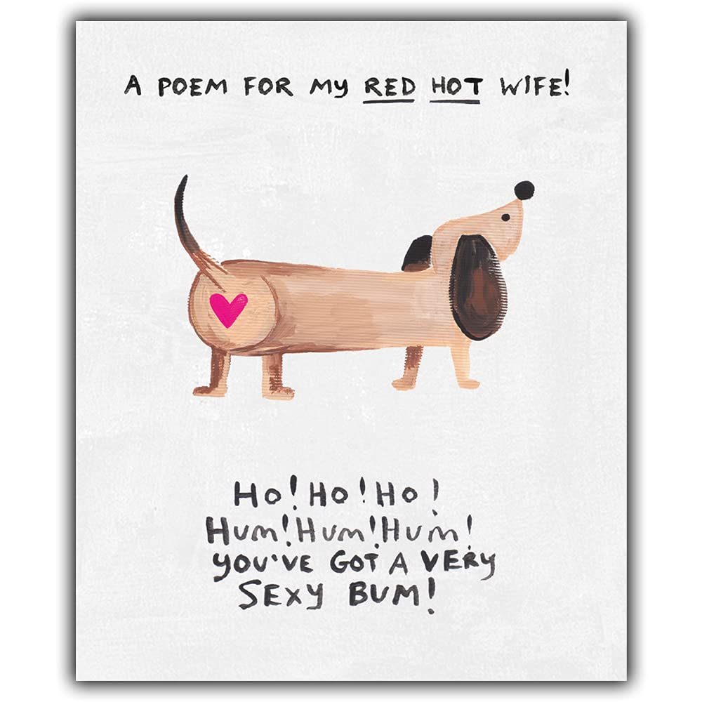 Emotional Rescue Wife Birthday Card, Hot Wife Birthday Card, Birthday Card for Wife, Red Hot, Paper Salad, Multi, ZFW9404