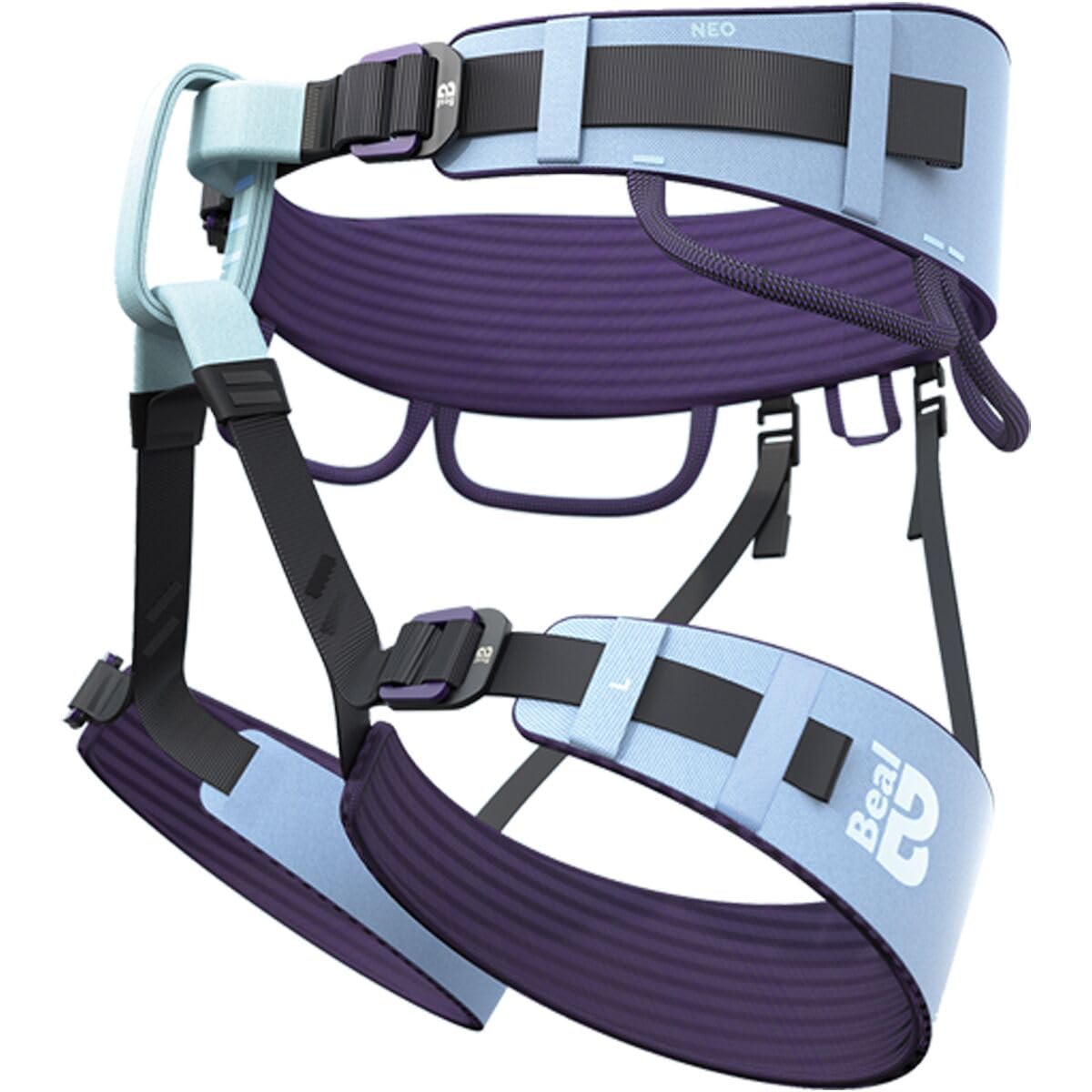 Beal Arnés de escalada unisex Neo azul, 76-107 cm