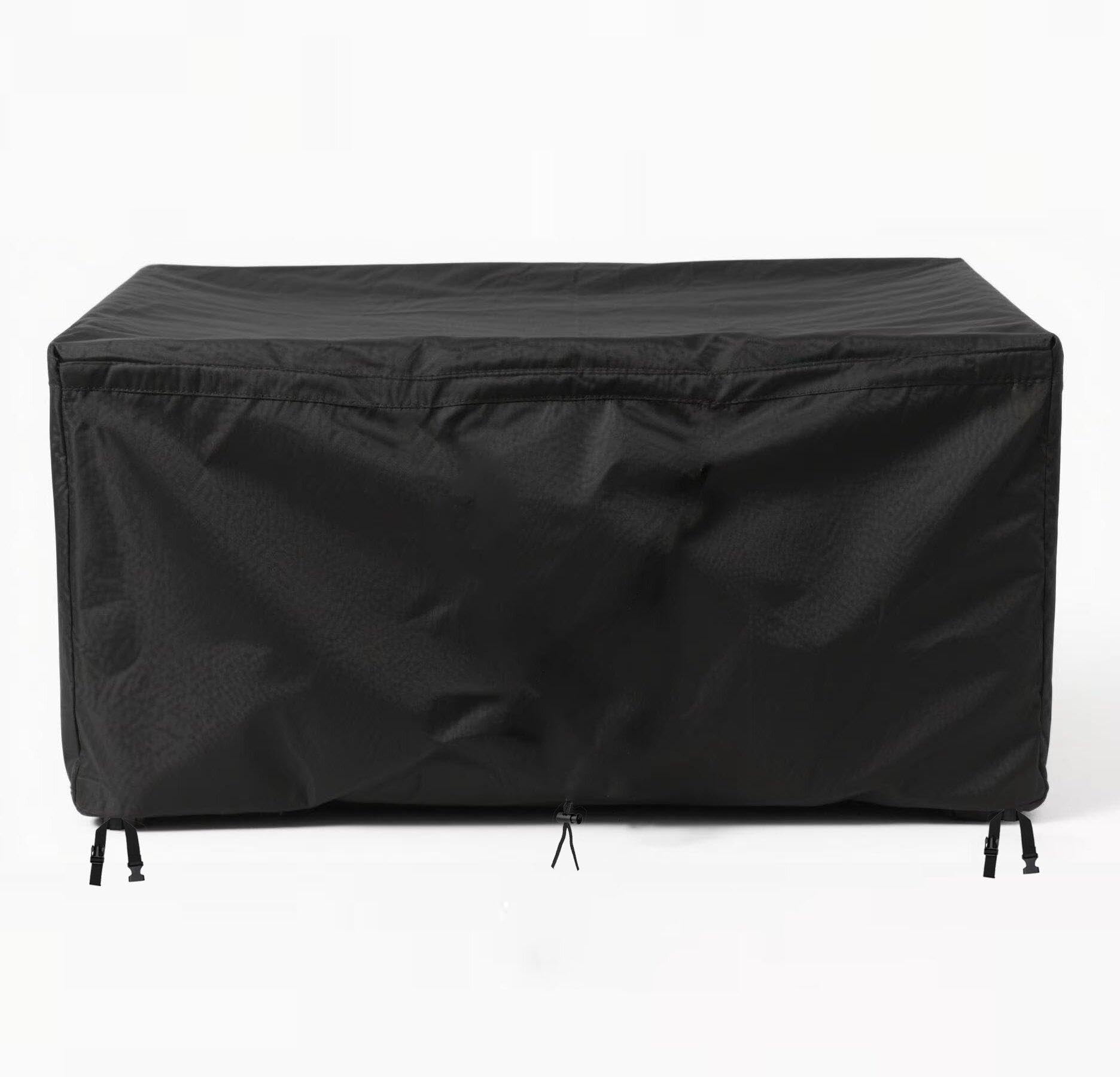 Waterproof Outdoor Garden Table Cover 240x240x90cm - Heavy Duty 600D Oxford, Rectangular Rattan Furniture Protector, UV Resistant, Tear Proof, Durable Patio Covers