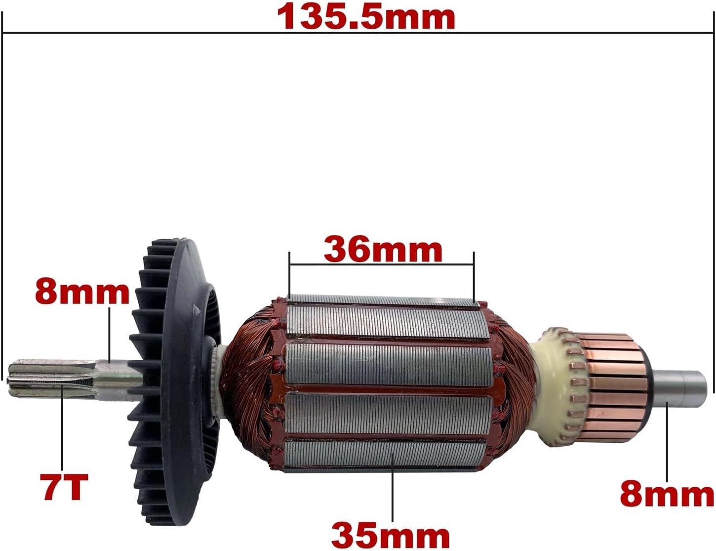 AC220-240V Armature Rotor Anchor Replacement for Rotary Hammer GBH2-18E GBH2-18RE GBH2-18 PBH2000RE PBH2100RE