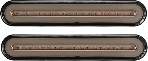 Miniatura 3 de Luz trasera LED de freno para Harley Davidson, tira de luces LED de señal de giro para guardabarros traseros, freno de montaje vertical, señal de