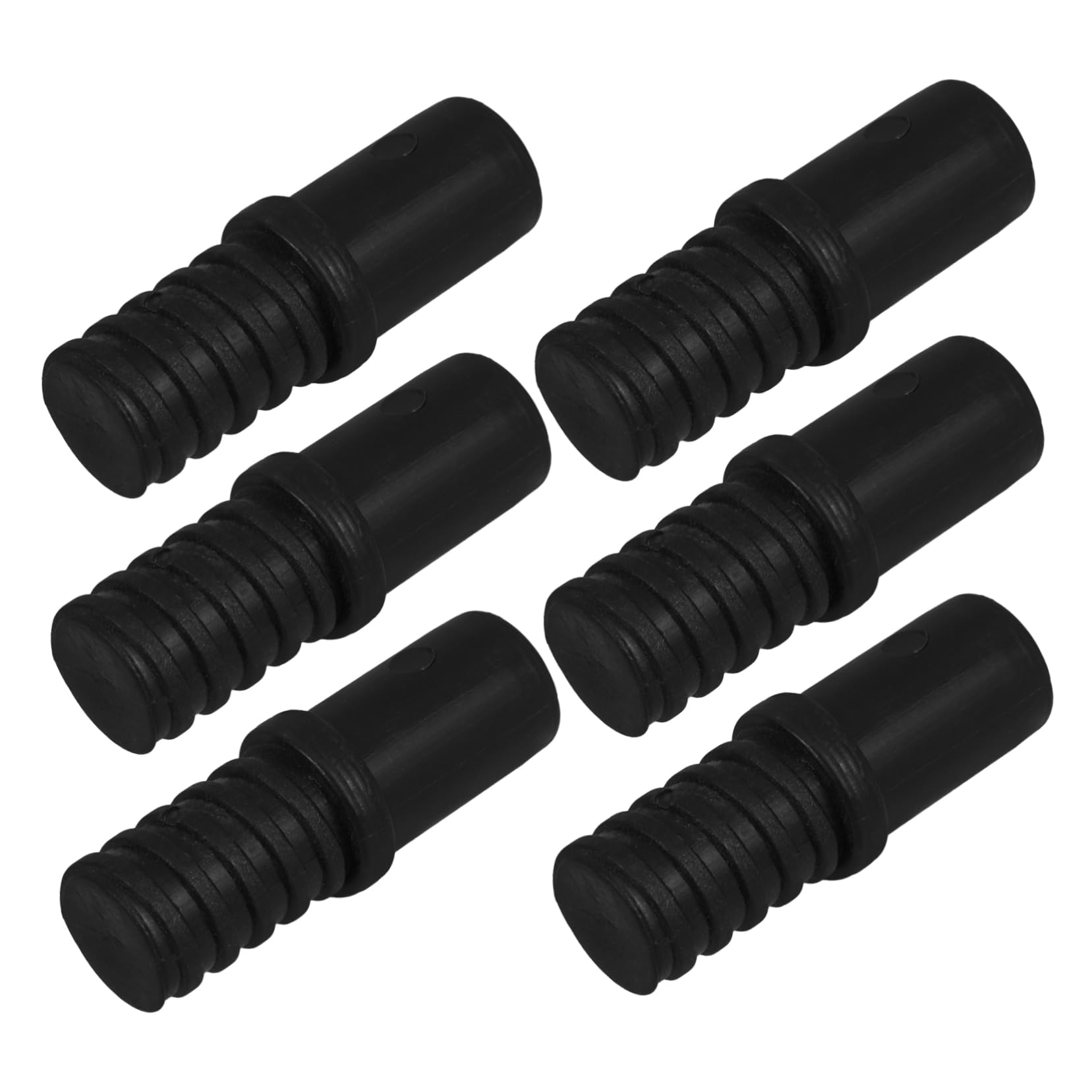 Beavorty 6pcs Metal Pole Threaded End Connector for Broom Mop Squeegee Link Rod Set