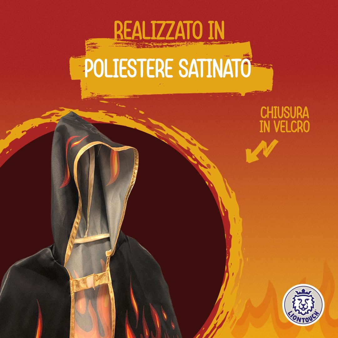 Mantello Del Cavaliere Misterioso Liontouch – Giocattolo Medievale Per Bambini, Chiusura In Velcro, Dress Up E Gioco Di Ruolo