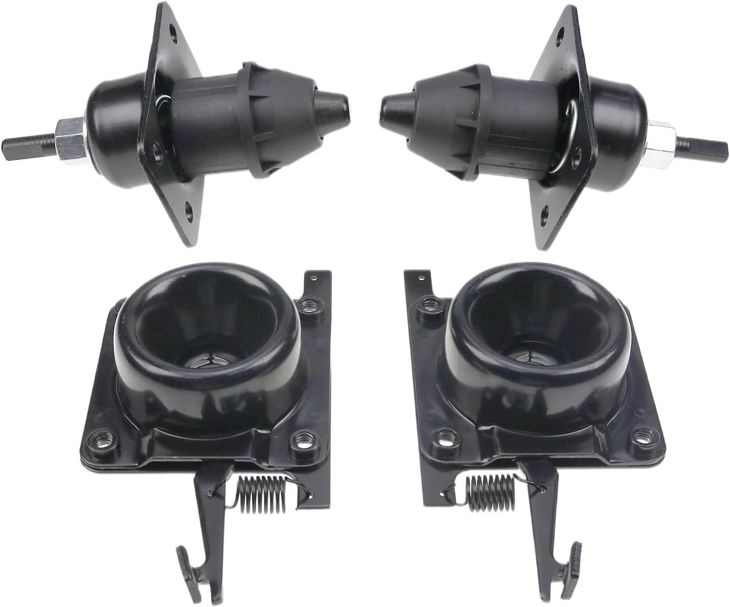 Hood Release Set (4PCS) Upper & Lower Latches for Volvo Truck VN VNL 2014-2017 Replace 20498998 20565619 8074938