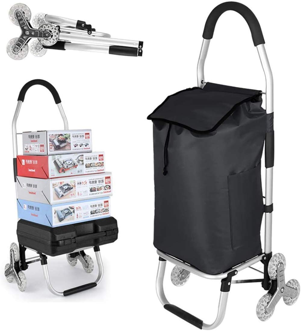 Buy Shopping Trolley, 2 in 1 Foldable Shopping Trolley & Hand Truck
