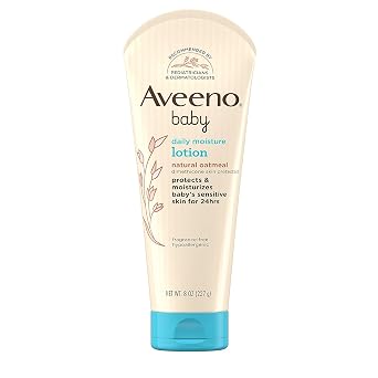 Aveeno Baby Daily Moisture Lotion, 8 Fl. Oz, 2 pack
