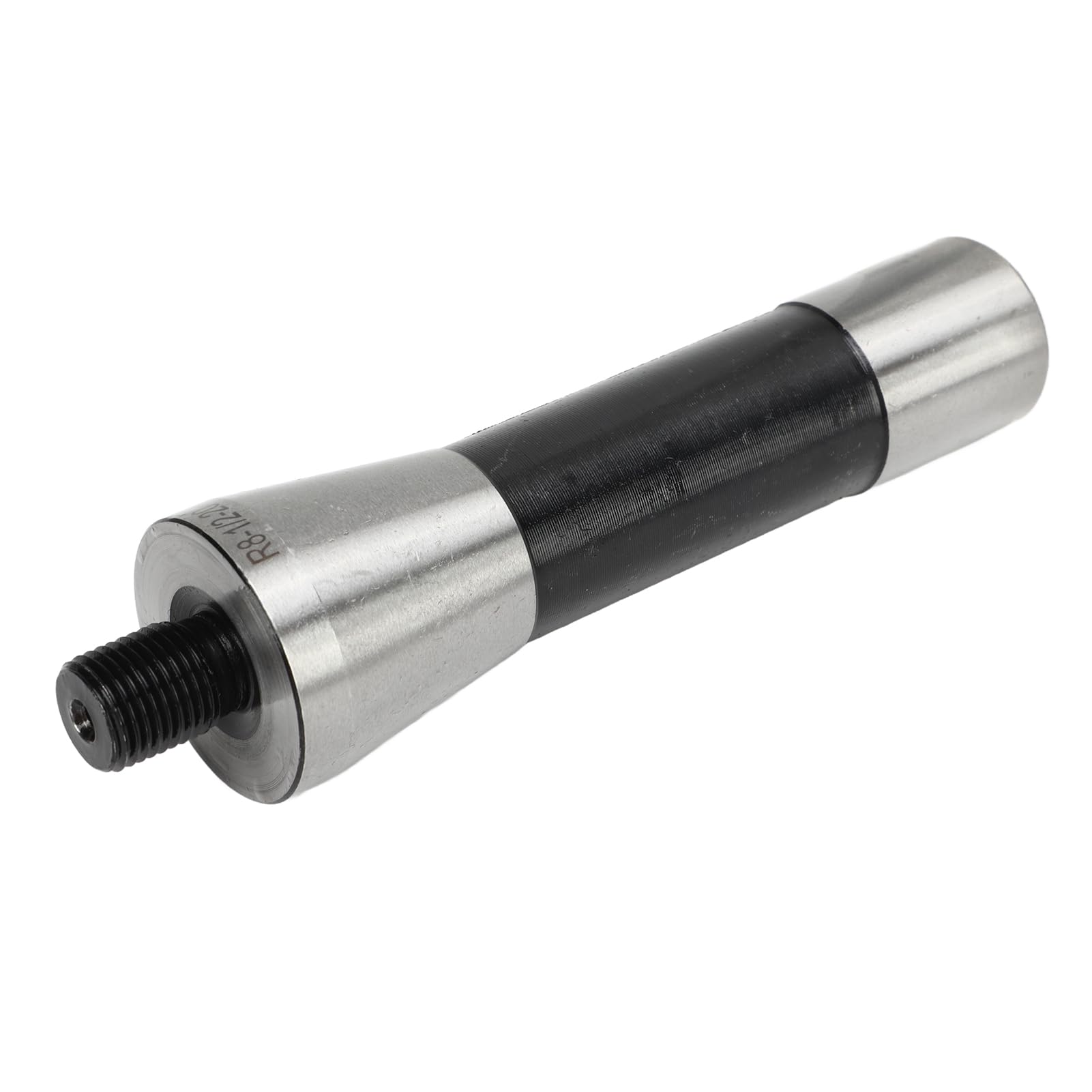 Hspemo R8 Shank to 1/2in Threaded Drill Chuck Arbor Manganese Steel 20mm Length R8 Shank Mill Arbor Adapter, Hspemok5mu8ea3gg