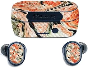 MightySkins Carbon Fiber Skin for SkullCandy Sesh True Wireless Earbuds - Marble Madness | Protective, Durable Textured Carbon Fiber Finish | Easy to Apply, Remove, and Change Styles | Made in The USA
