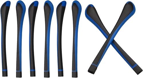 PATIKIL Puntas de extremo de gafas, gafas antideslizantes para orejas de calcetín de oído, manga de tubo de silicona para patas cuadradas de metal