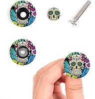 Vista 4 de CNC Tapa superior para auriculares de bicicleta con pernos, tapa de auriculares MTB para bicicleta de carretera 1 1/8 vástagos y horquillas