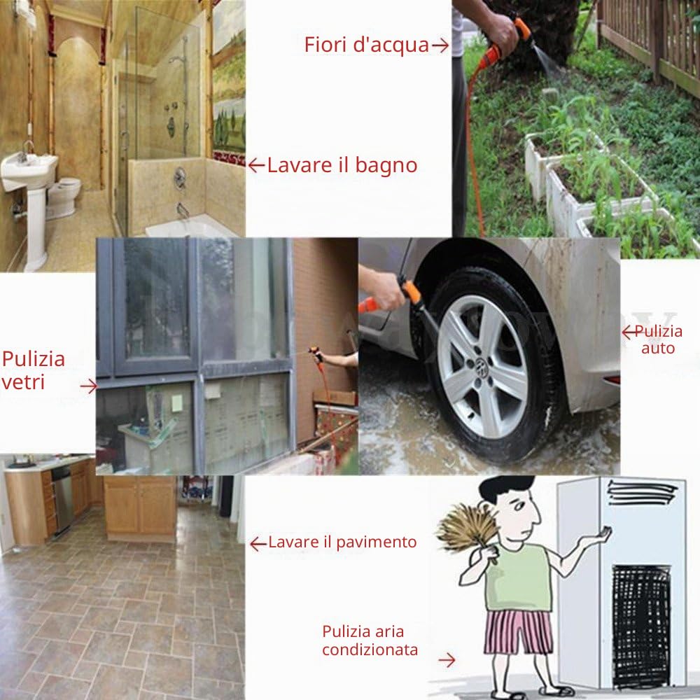 CYBERNOVA 12V 60W autoadescante Kit rondella di lavaggio portatile