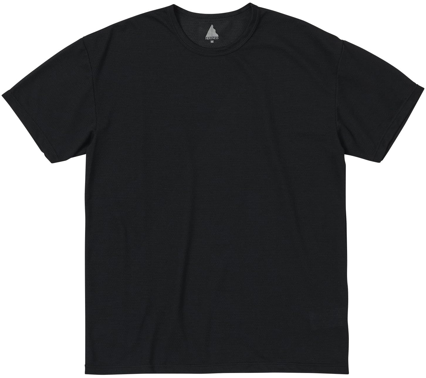 Amazon.co.jp: [HERENESS] WOOL MESH T-SHIRT BLACK ヒアネス メリノ