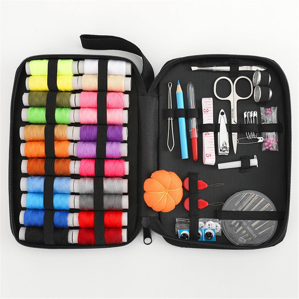 Caja de Costura, Kit de Costura para el hogar, Nueva Caja de Costura, Aguja de Coser a Mano para Estudiantes, Kit de Costura Multifuncional
