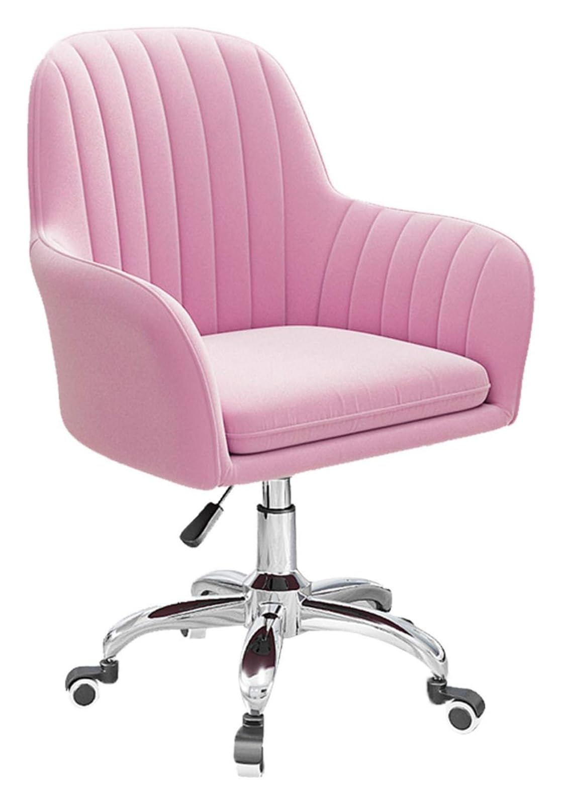 Chaise de bureau ergonomique velours haut de gamme piètement robuste et assise moelleuse