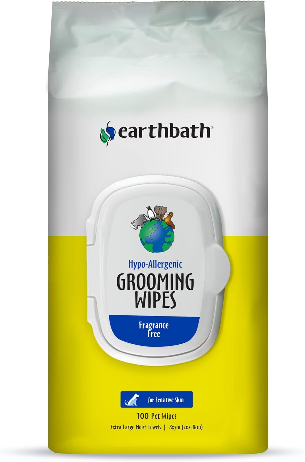 Grooming Wipes HypoAllergenic, Fragrance Free 100 ct Amazon.ca Pet Supplies