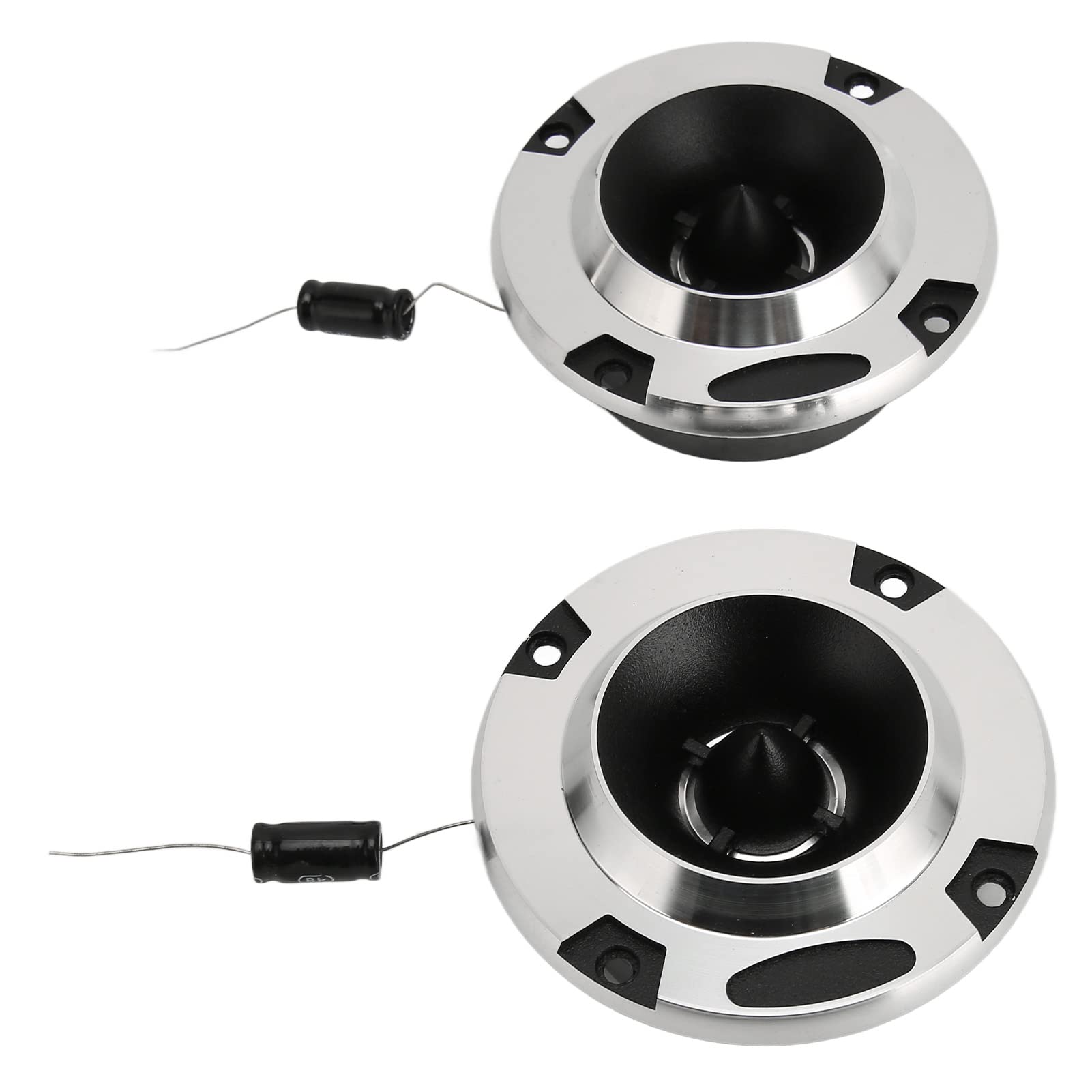 Par de Tweeters para Automóvil Tweeter de Cúpula Plateado de 150 W de Alto Rendimiento para Todos los Sistemas de Audio para Automóviles 2 Piezas