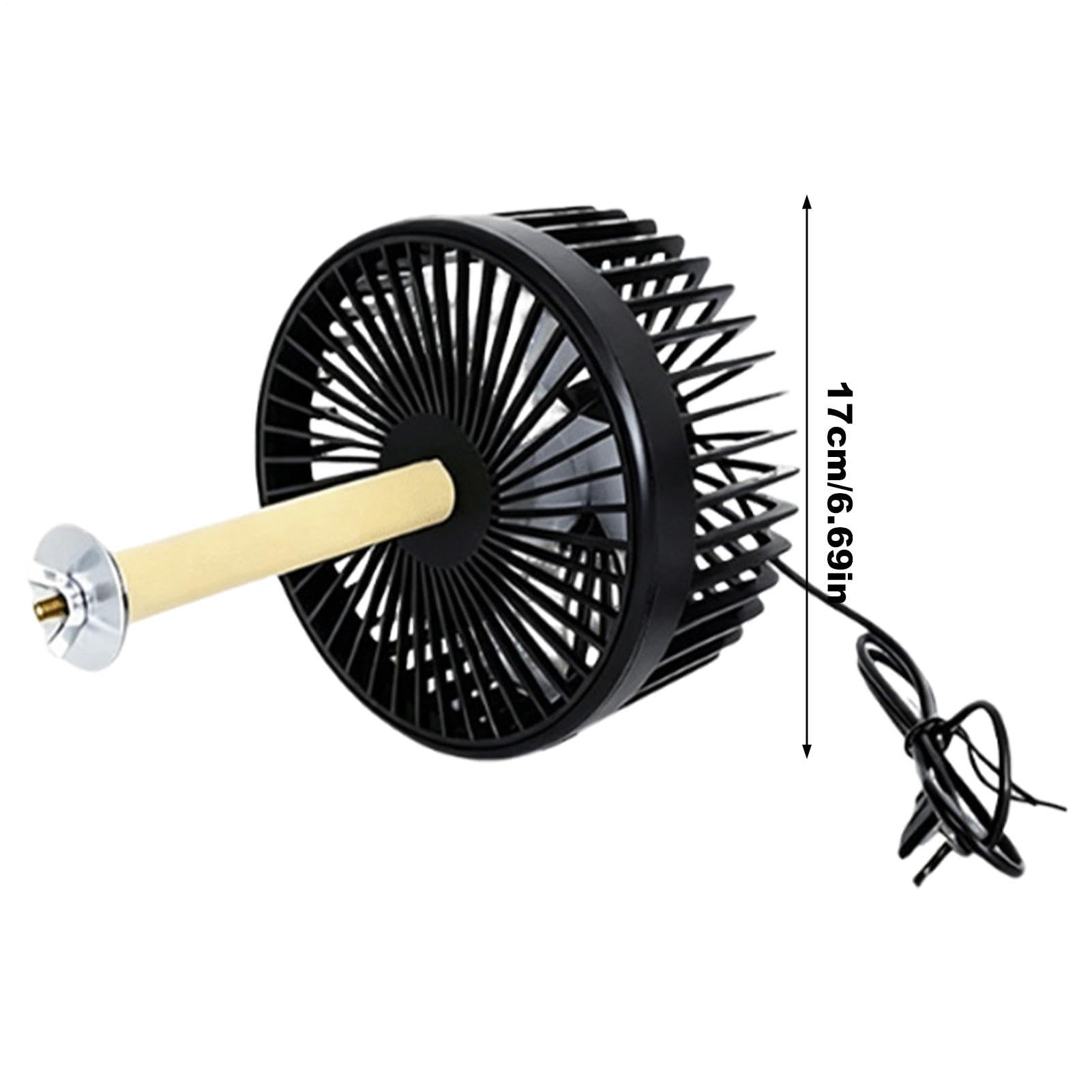 Ventilatore per Gabbie Cani 2 Velocità Flusso d'Aria Indiretto Silenzioso | Ventilatore Rinfrescante da Gabbia Pappagalli per Calopsitte, Gatti, Pappagalli, Loricheti, Inseparabili, Conuri, Canari