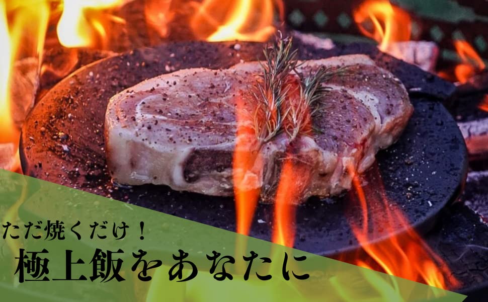 Amazon.co.jp: FIELD HUB セラミックプレート キャンプ 陶板 ステーキ