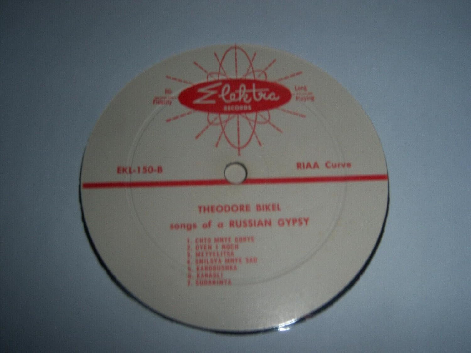 THEODORE BIKEL Songs of a Russian Gypsy LP