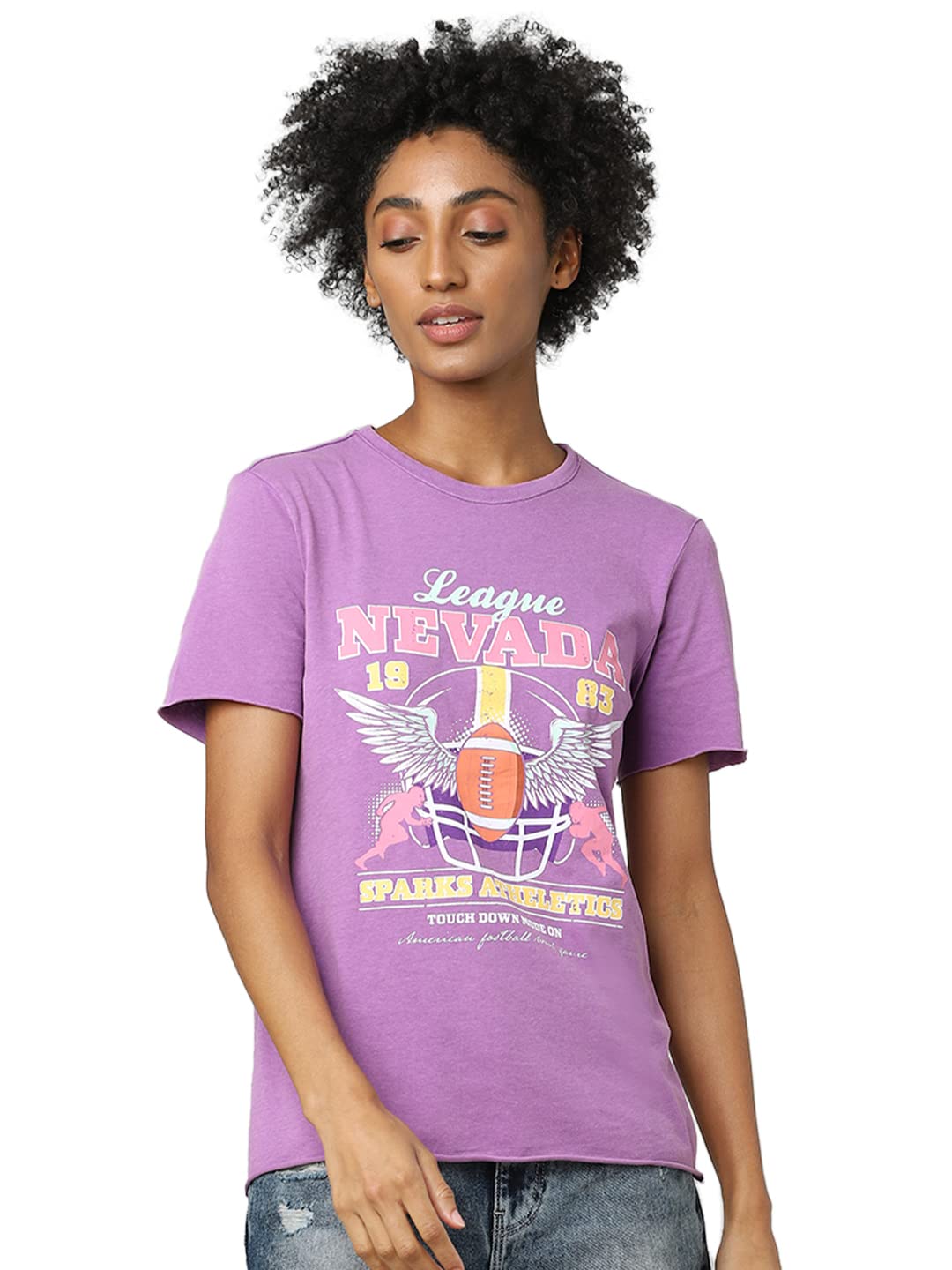 ONLY Women's Cotton Regular Fit Top