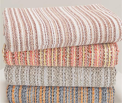 Funda para silla de comedor étnica granja protectora de tela elástica 2 Uds 4