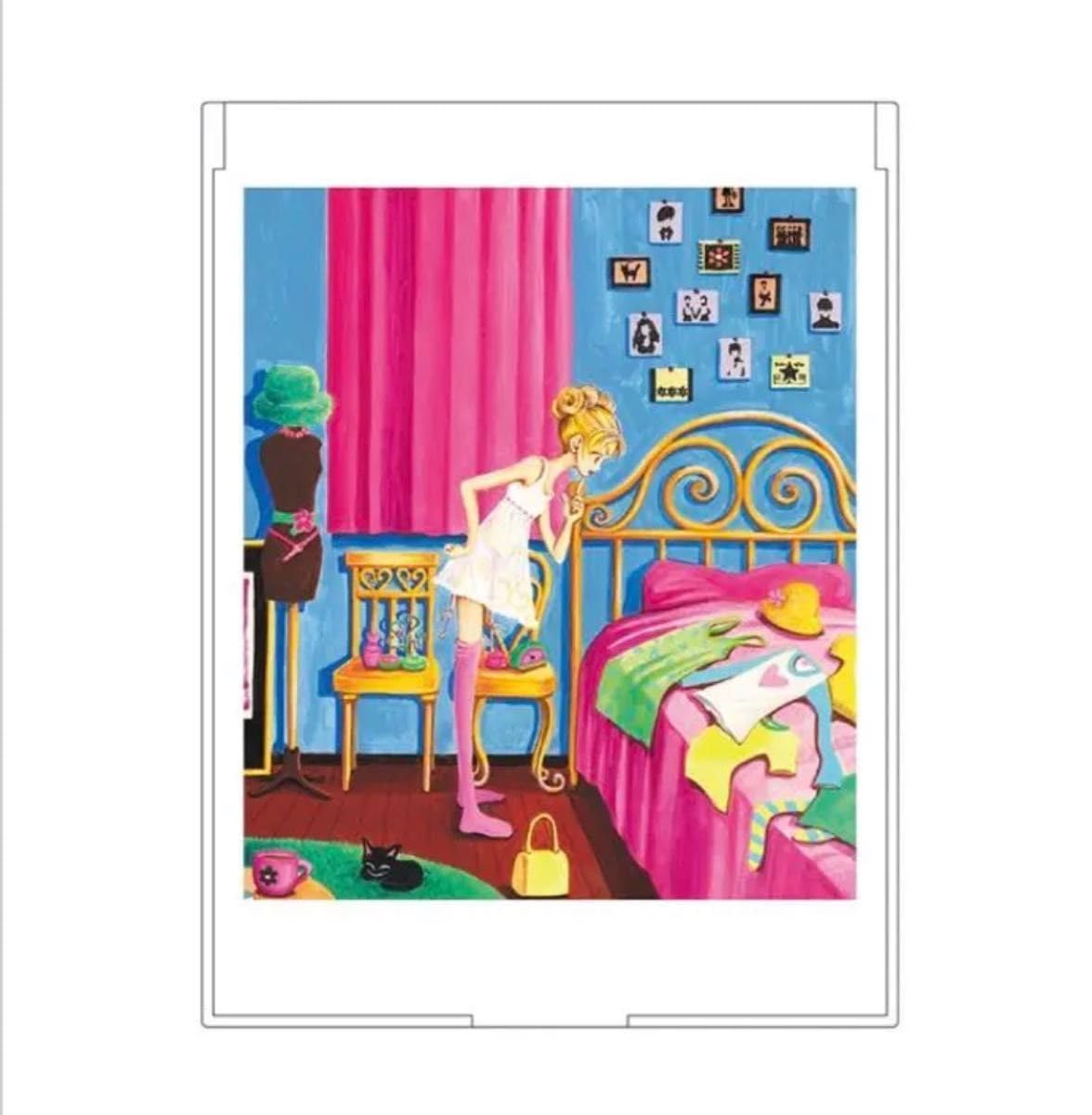 Amazon｜矢沢あい展 グッズ スタンドミラー ご近所物語 鏡｜キッチン