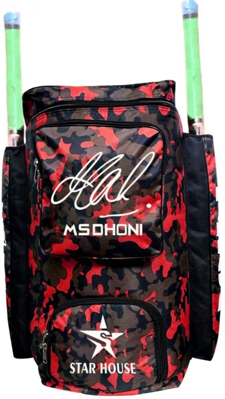 Grow wings Red MSD Cricket Kit Bag Professional Player Duffle Backpack Full Size-picture-32