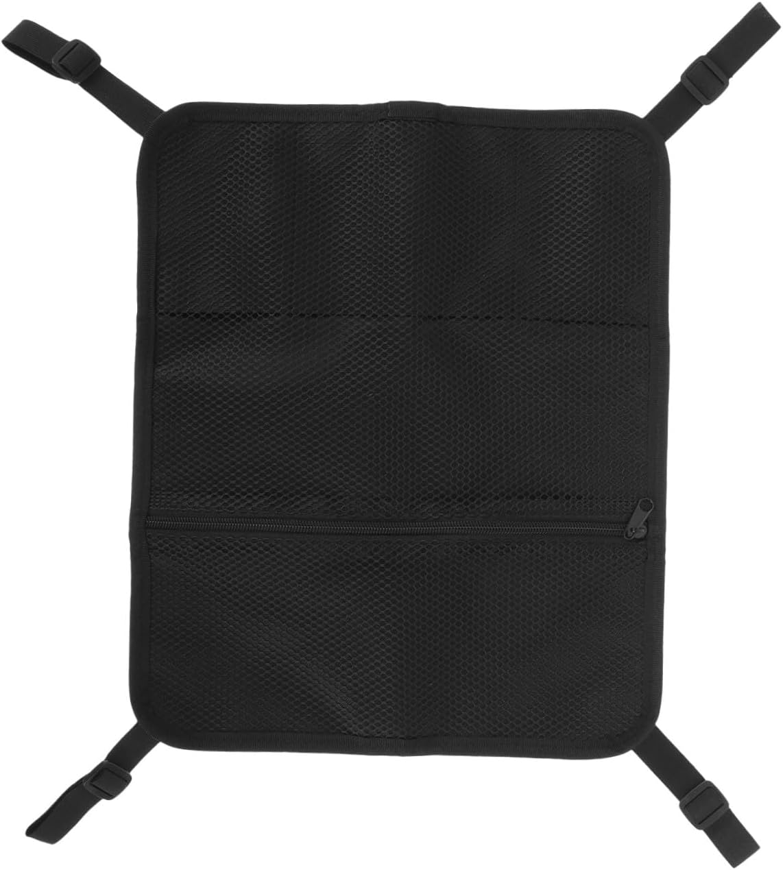 Outanaya Paddleboard Mesh Pouch and Kayak Deck Organizer, Water-resistant Mesh Storage Bag with Zipper, Lightweight Carrying Bag for Stand-up Paddleboarding and Water Sports Gear