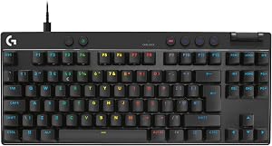 Logitech G PRO X TKL Rapid Tenkeyless Wired Gaming Keyboard, Magnetic Analog Switches, Trigger Mode, Adjustable Actuation,…