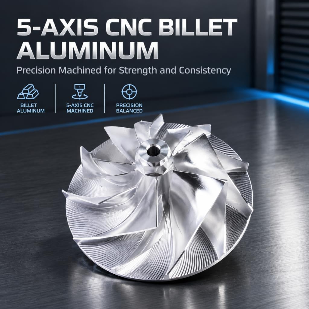 WW38 Wicked Turbo Billet Compressor Wheel Fit 1994-2003 7.3L TP38 Tubo