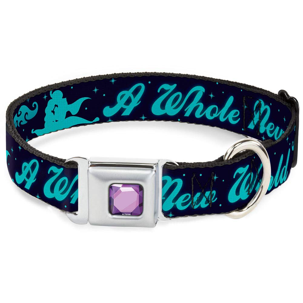Collier pour chien Disney Jasmine, boucle en métal de sécurité, réglable 38-61cm