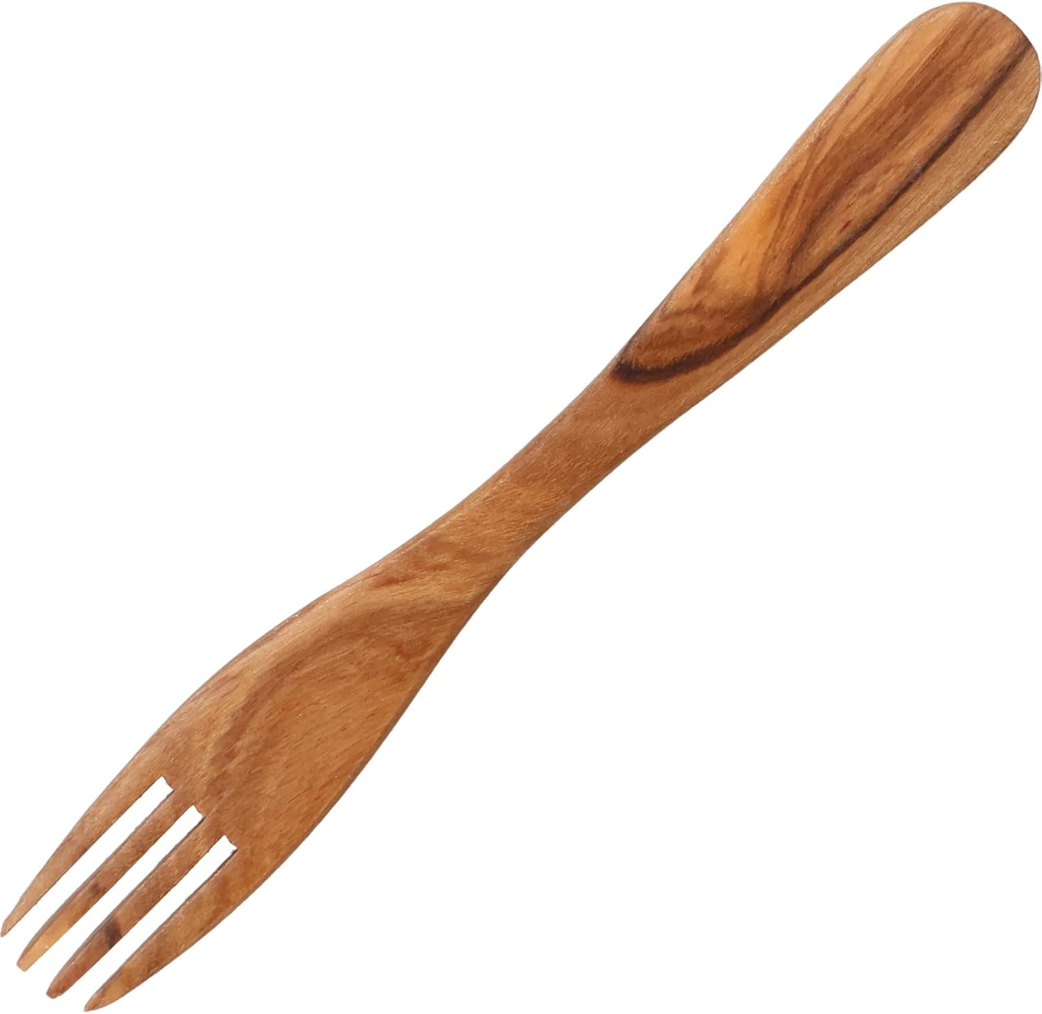Wooden Fork Dessert Fork Cake Fork Cutlery Approx. 4.7 inches (12 cm) Olive Natural Wood TL190906OL