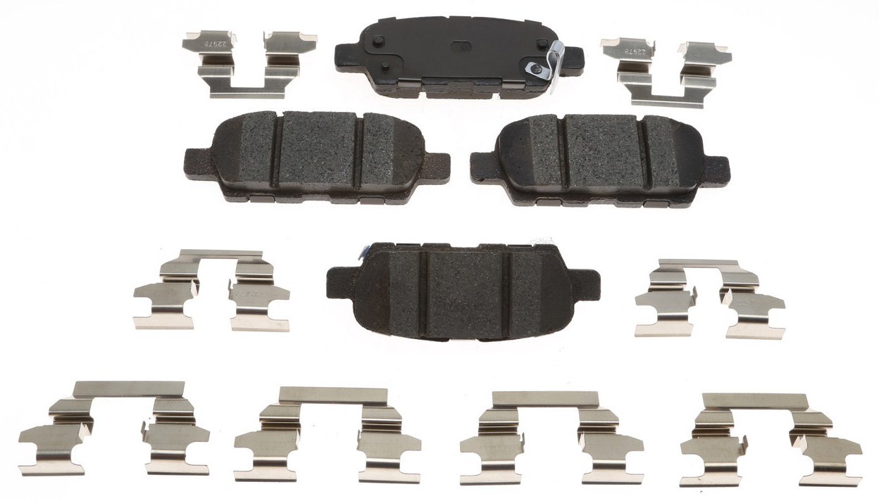ACDelco® 17D905CHF1 - Gold™ Ceramic Rear Disc Brake Pads - View #4