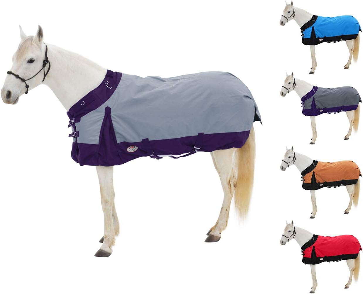 Derby Originals Wind Storm 1200D Ripstop Waterproof Reflective Winter Horse Turnout Blanket 300g Heavy Weight