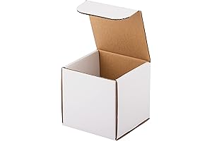 4x4x4 Corrugated Cardboard Gift Boxes for Premium Mugs