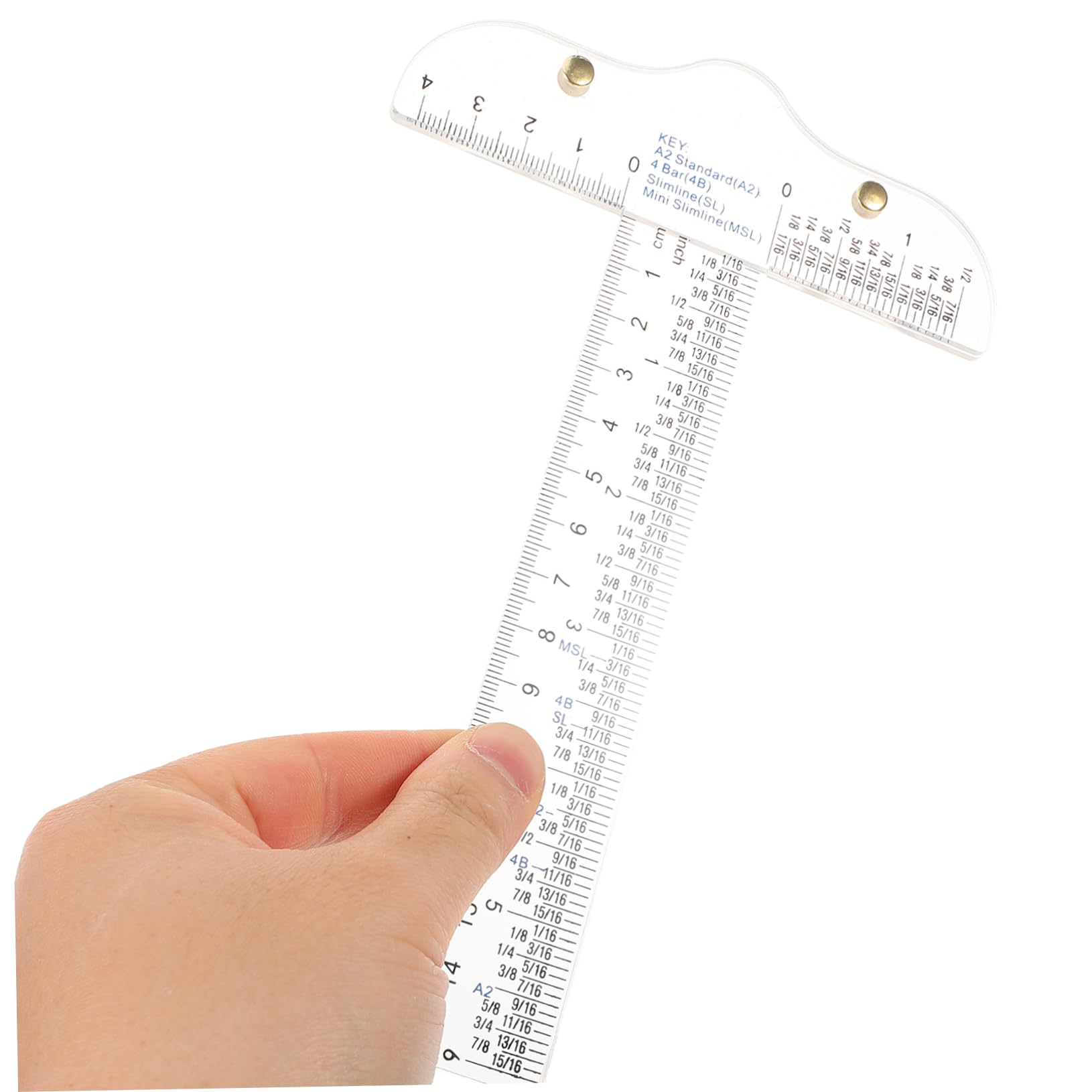 STOBOK Set Di 5 Righelli Per Margini Di Cucitura Per Studenti Strumento Di Misurazione in Plastica Leggera Per Disegno E Ingegneria