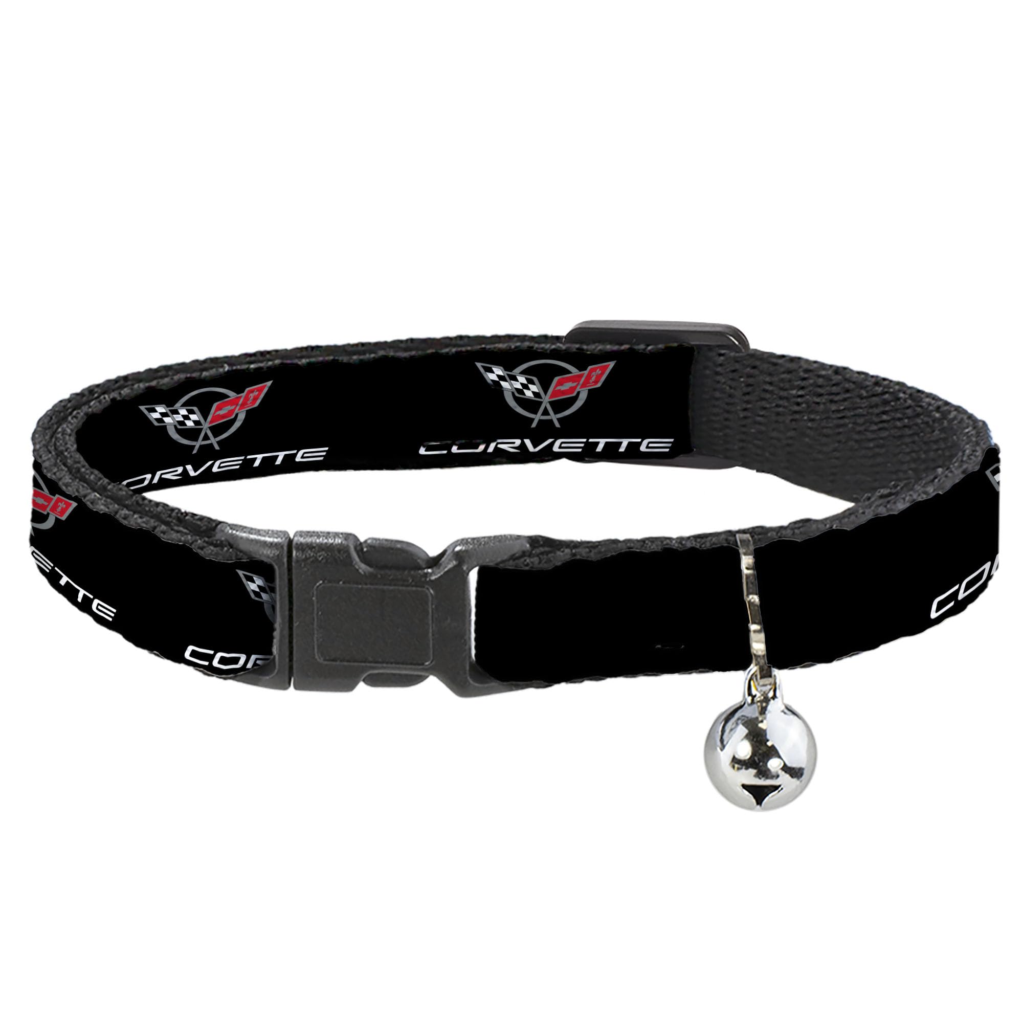 Collar para gato rojo Corvette C5 ajustable estampado de 8 a 12 pulgadas original