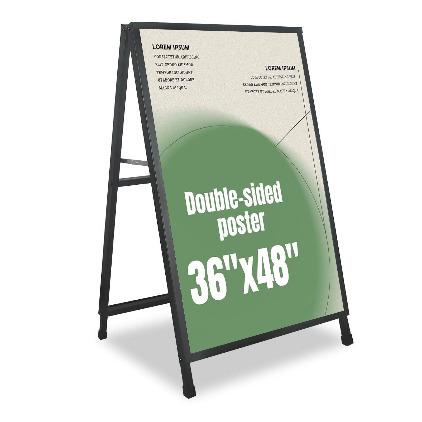 Amazon.com: A Frame Sign 36x 48'' Sandwich Board Heavy Duty Double