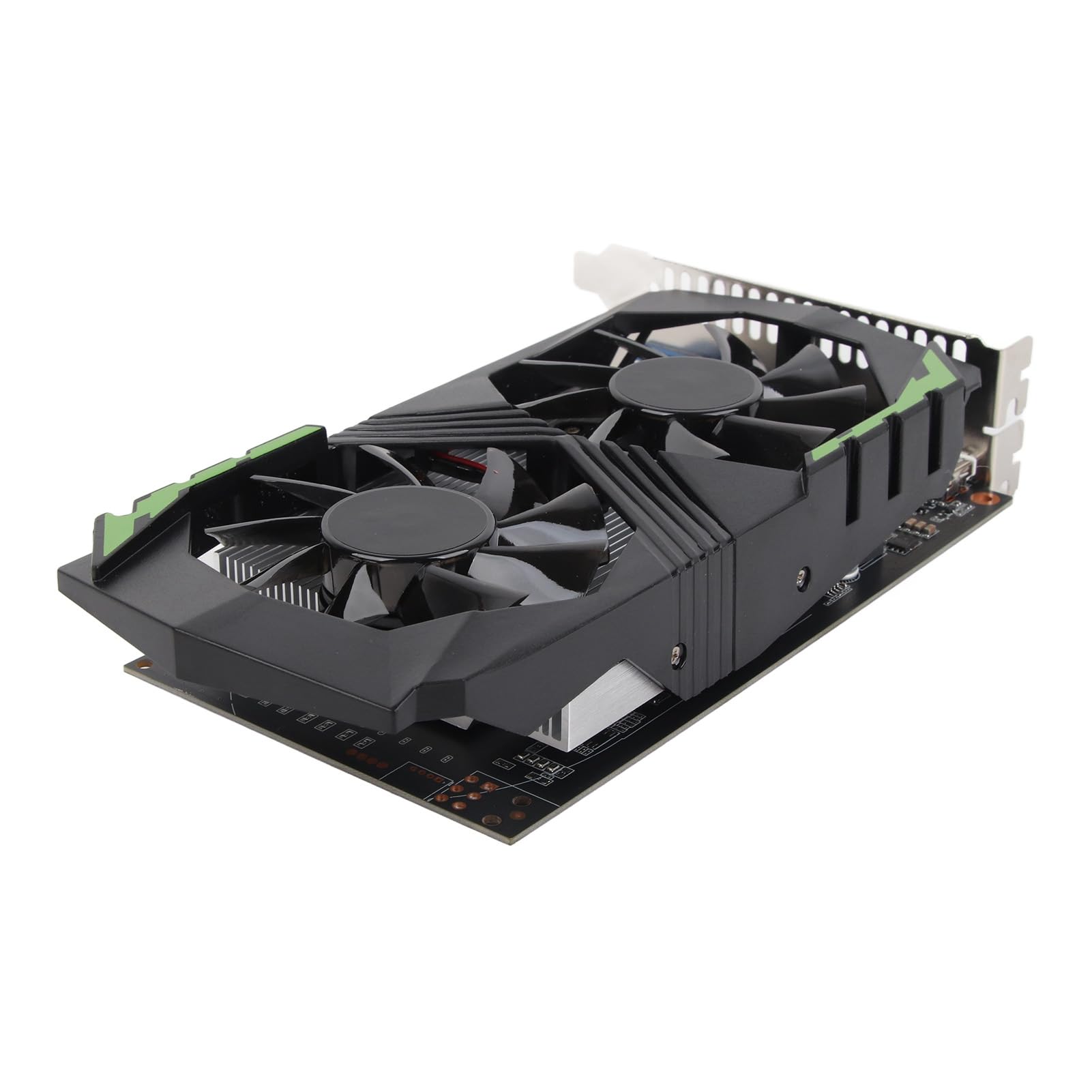 Karta Graficzna 128bit 4GB DDR5 1350MHz Akcesoria Komputerowe Podwójny Wentylator Stacjonarny o Wysokiej Wydajności Garnitur do Multimediów do Gier