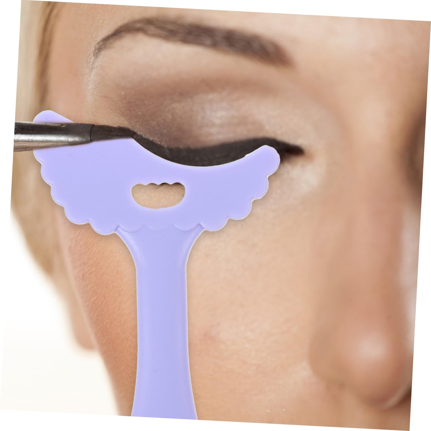 20pezzi Stencil Per Eyeliner Multifunzionale Silicone Per Ombretto e Mascara Strumento e Facile Per Principianti e