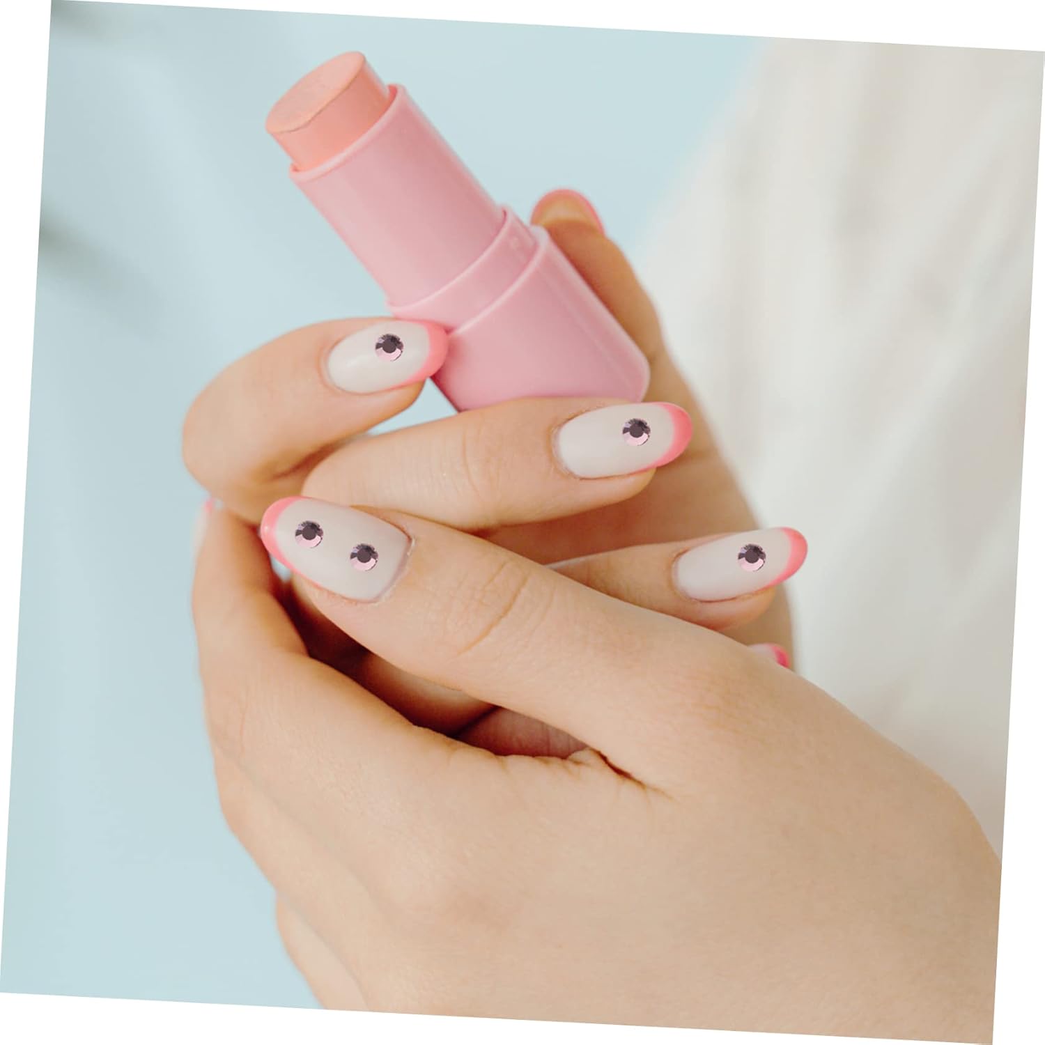 4pcs Flatback Rhinestones for Nail Art Light for Nail Designs and Crafting for Parties and Stage