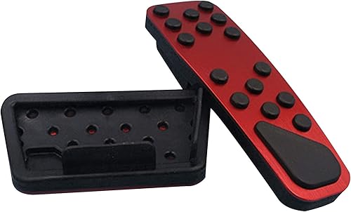 Miniatura 2 de sportuli Kit de cubiertas antideslizantes para pedal de freno y acelerador de aluminio sin perforación, reemplazo para Dodge Challenger Charger