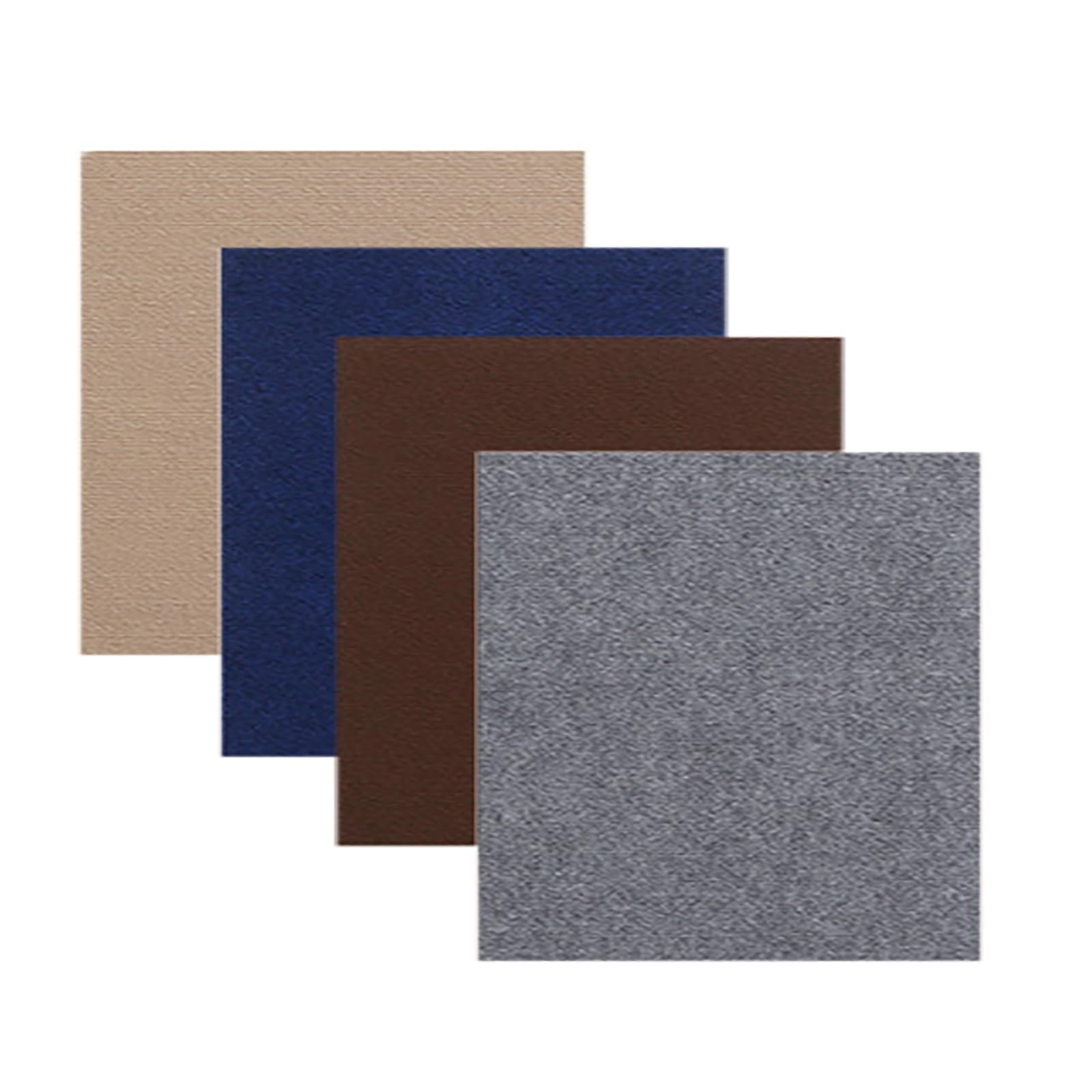 Quadrat 30 Stück Teppichfliesen, Teppichfliesen Selbstklebend, Teppichboden, Teppich Fliesen, Teppichfliesen Selbstliegend für Büro, Wohnzimmer, Balkon(Size:30 * 30CM(11.81 * 11.81IN),Color:Weiß)