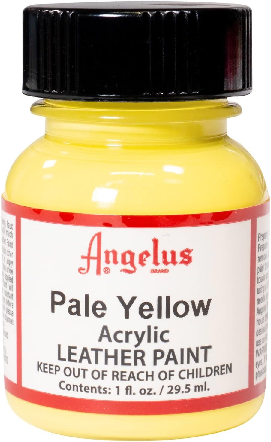 Angelus Acrylic Leather Paint, 1 Fl Oz (Pack of 1), Pale Yellow